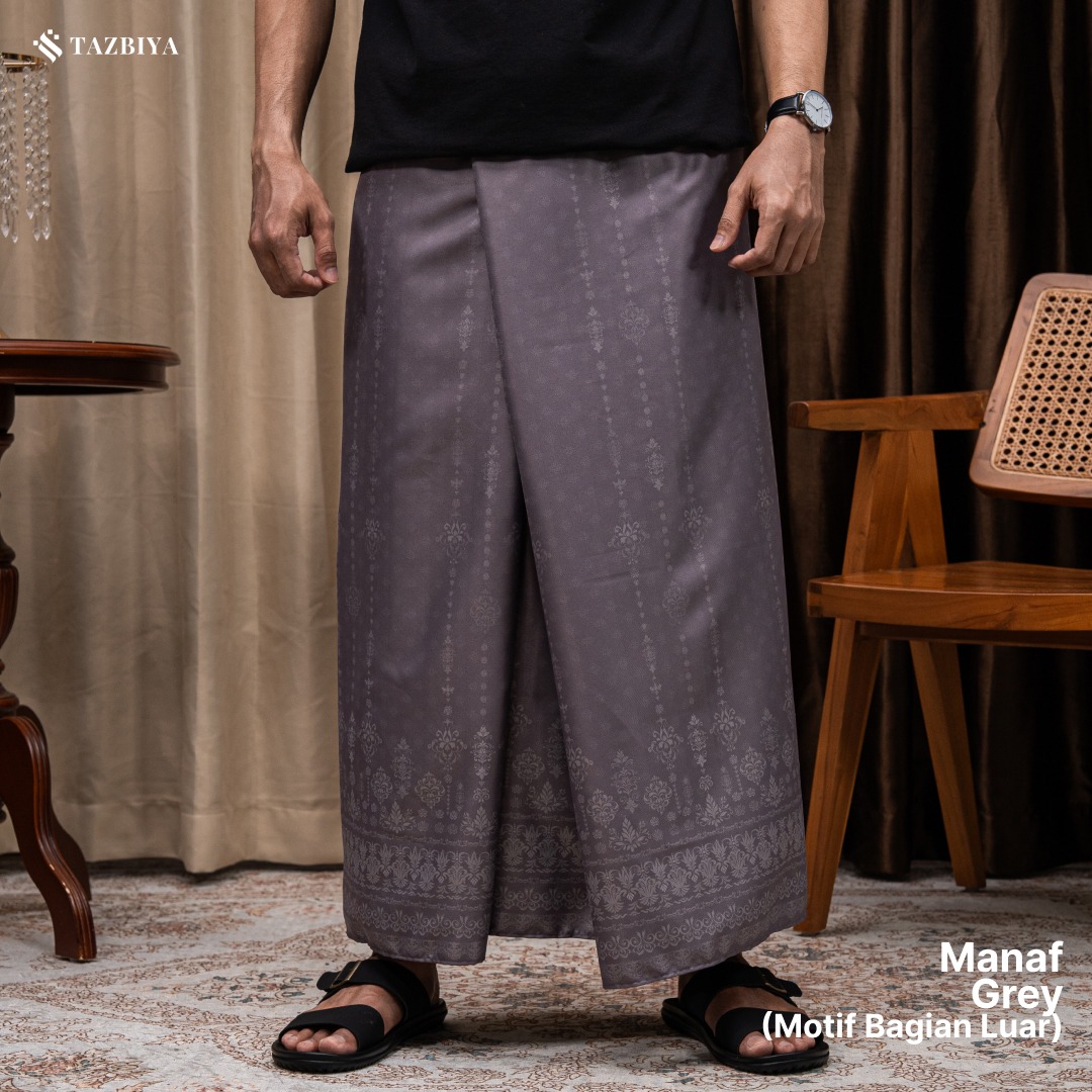 [NEW!] TAZBIYA PRAYER-SET SARUNG TWO-TONE MANAF SERIES | SARUNG LAKI LAKI DEWASA MOTIF