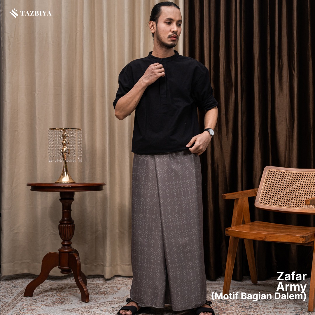 [NEW!] TAZBIYA PRAYER-SET SARUNG TWO-TONE ZAFAR SERIES | SARUNG LAKI LAKI DEWASA MOTIF