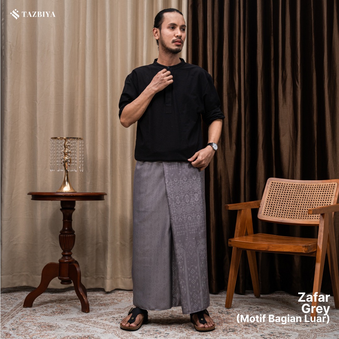 [NEW!] TAZBIYA PRAYER-SET SARUNG TWO-TONE ZAFAR SERIES | SARUNG LAKI LAKI DEWASA MOTIF