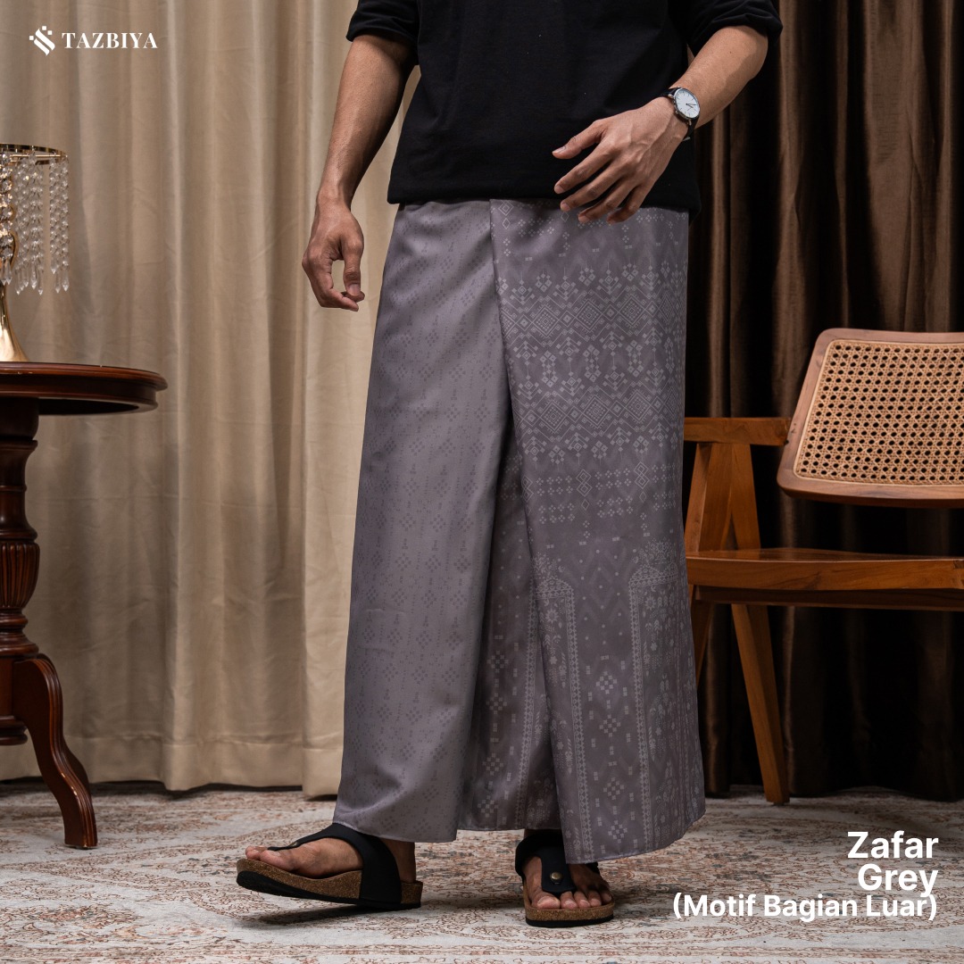 [NEW!] TAZBIYA PRAYER-SET SARUNG TWO-TONE ZAFAR SERIES | SARUNG LAKI LAKI DEWASA MOTIF