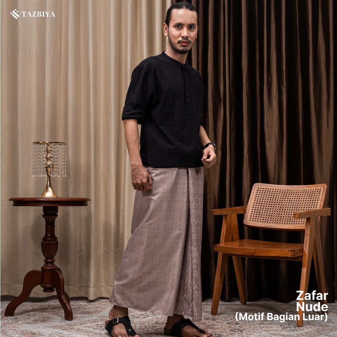 [NEW!] TAZBIYA PRAYER-SET SARUNG TWO-TONE ZAFAR SERIES | SARUNG LAKI LAKI DEWASA MOTIF