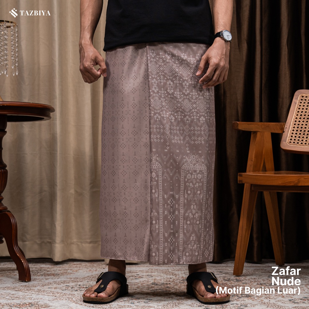 [NEW!] TAZBIYA PRAYER-SET SARUNG TWO-TONE ZAFAR SERIES | SARUNG LAKI LAKI DEWASA MOTIF