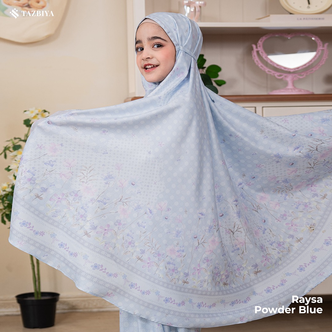 TAZBIYA MUKENA ANAK COTTON RAYSA SERIES I Mukena Anak Motif TK SD SMP | Mukena Anak 4-14 Tahun