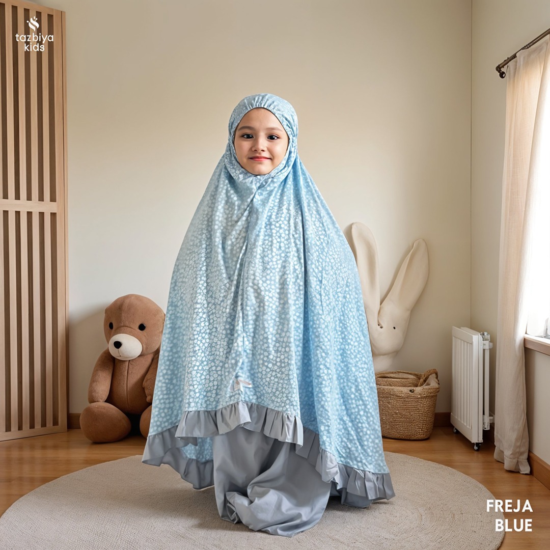 TAZBIYA MUKENA ANAK KECIL RAYON SERIES | Mukena Motif Anak PAUD TK | Mukena Anak Batita 1-4 Tahun