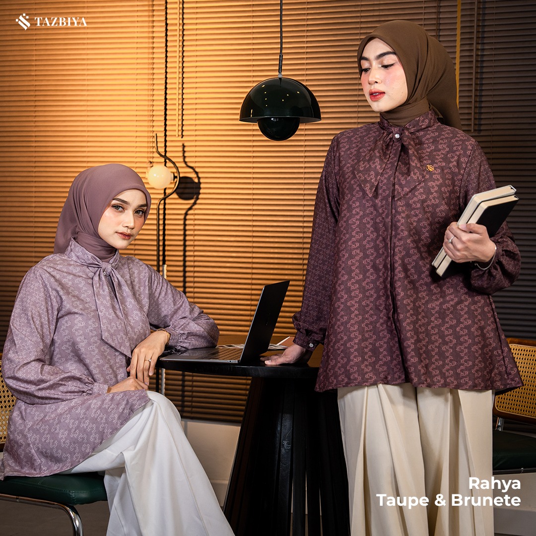 TAZBIYA BLOUSE RAHYA SERIES | BLOUSE PREMIUM | ATASAN WANITA