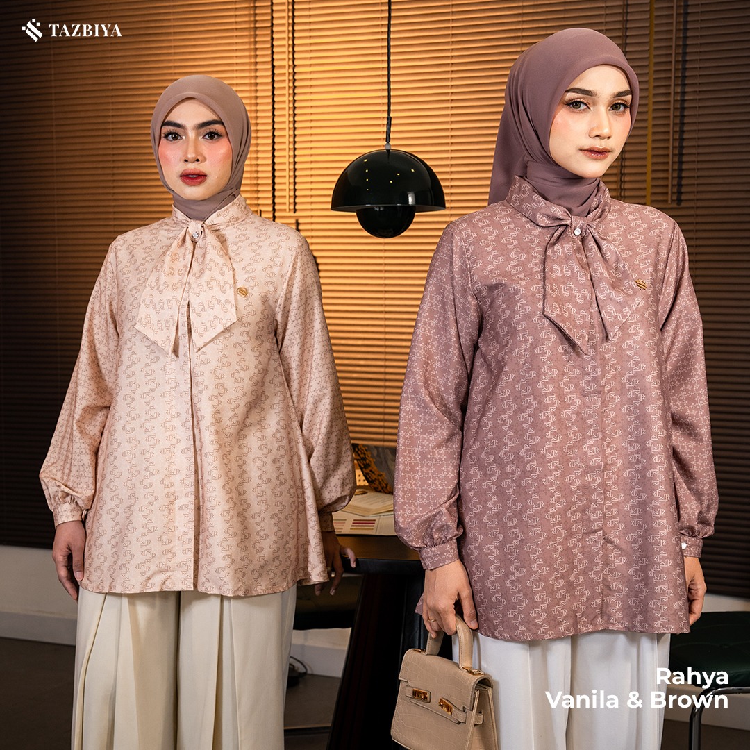 TAZBIYA BLOUSE RAHYA SERIES | BLOUSE PREMIUM | ATASAN WANITA