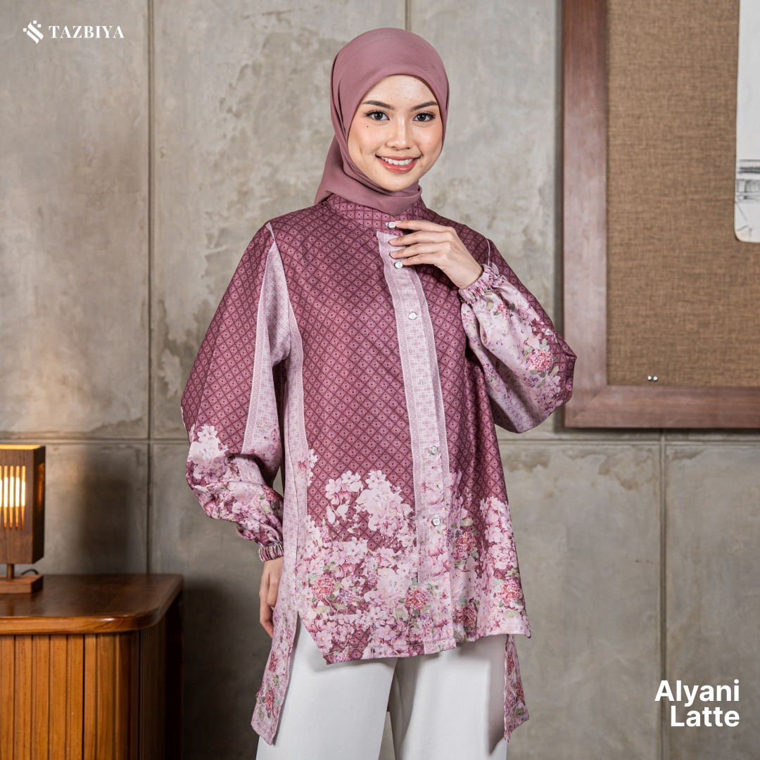 TAZBIYA BLOUSE ALYANI SERIES | BLOUSE PREMIUM | ATASAN WANITA