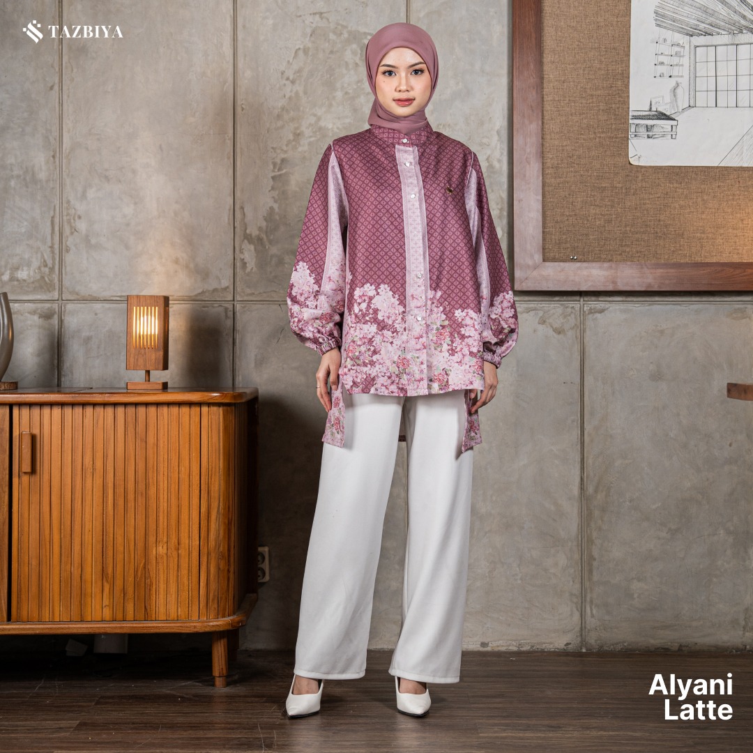 TAZBIYA BLOUSE ALYANI SERIES | BLOUSE PREMIUM | ATASAN WANITA