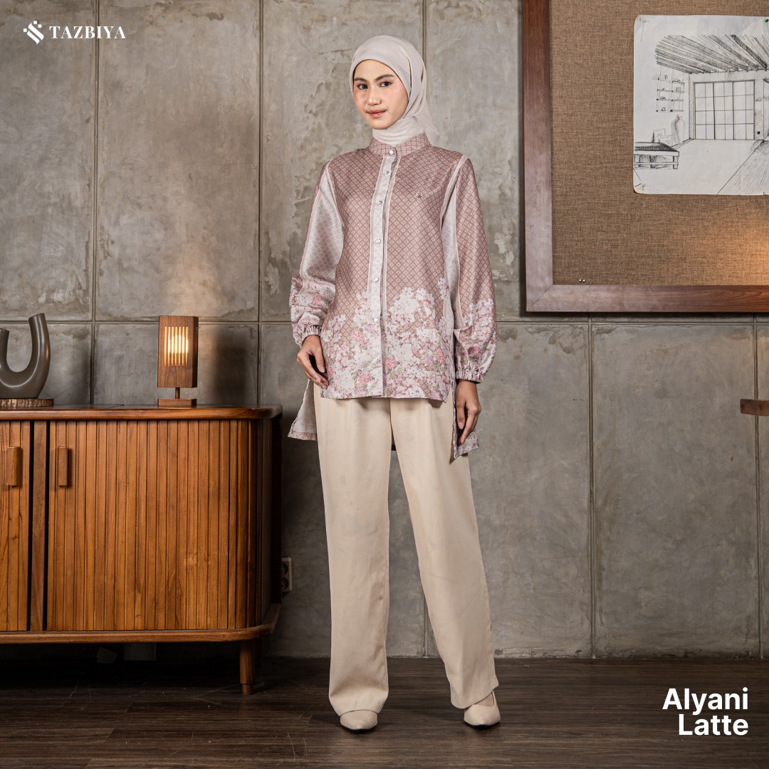 TAZBIYA BLOUSE ALYANI SERIES | BLOUSE PREMIUM | ATASAN WANITA