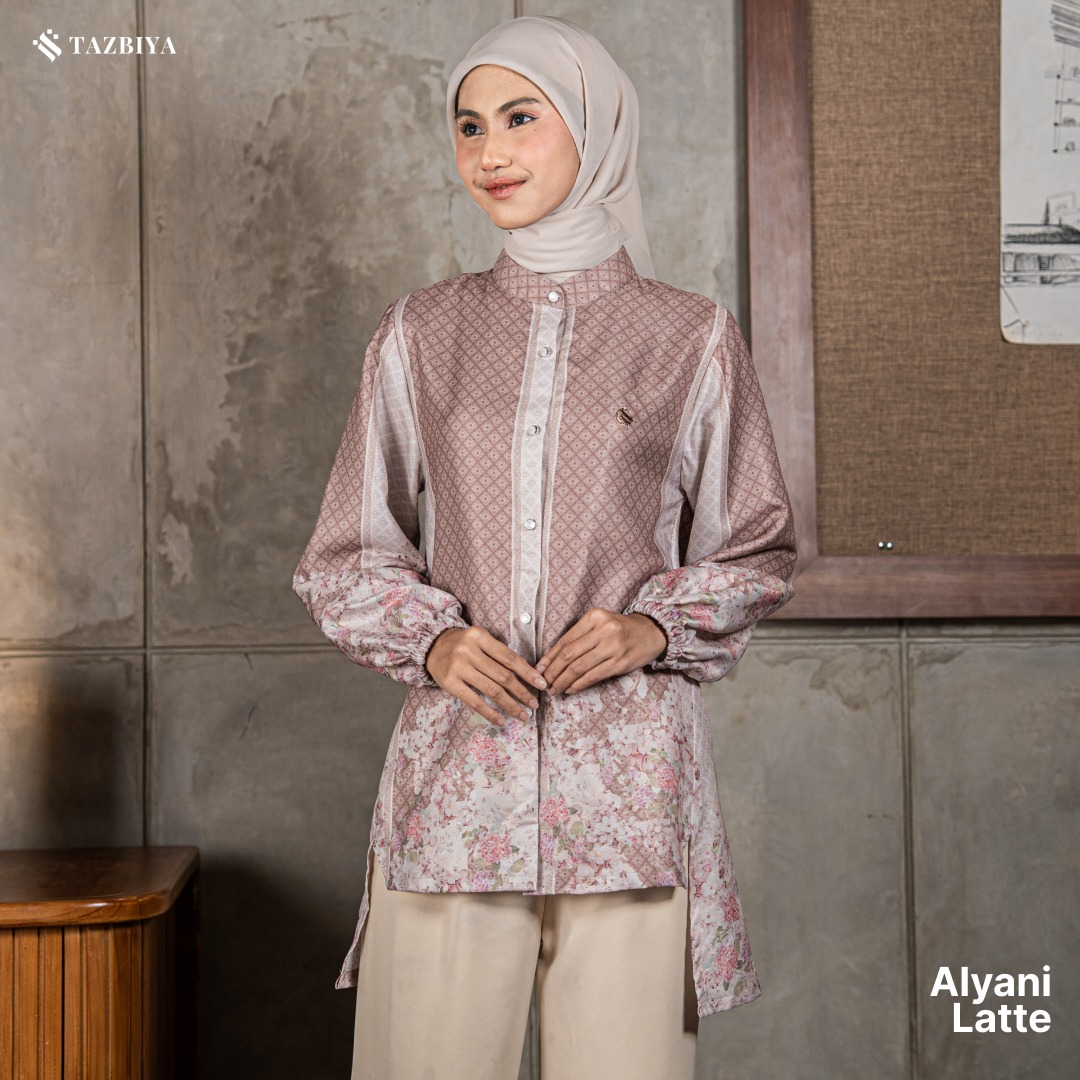 TAZBIYA BLOUSE ALYANI SERIES | BLOUSE PREMIUM | ATASAN WANITA