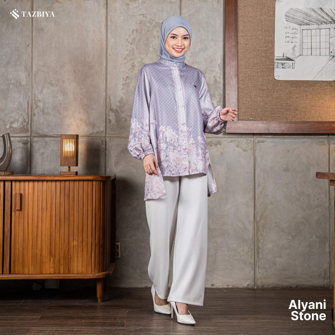 TAZBIYA BLOUSE ALYANI SERIES | BLOUSE PREMIUM | ATASAN WANITA
