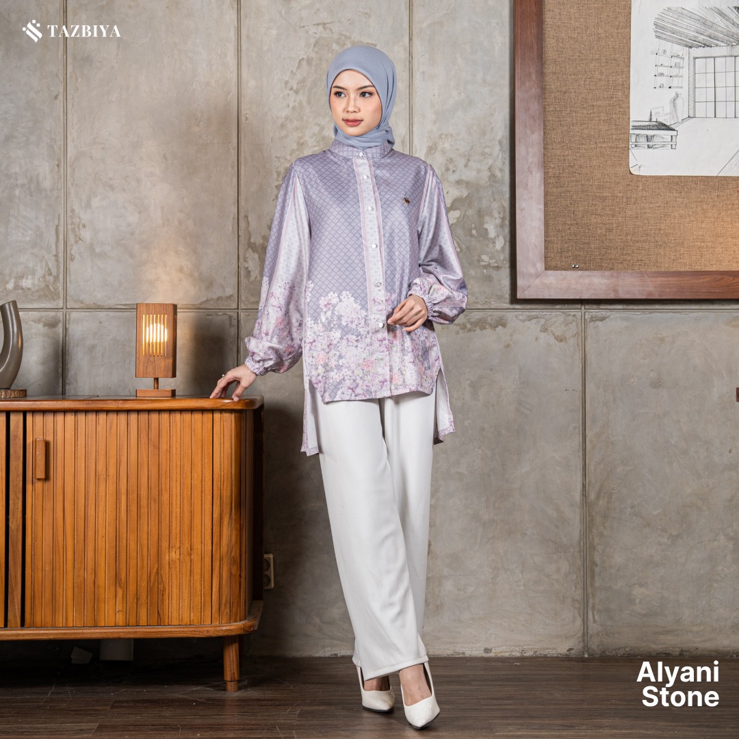 TAZBIYA BLOUSE ALYANI SERIES | BLOUSE PREMIUM | ATASAN WANITA