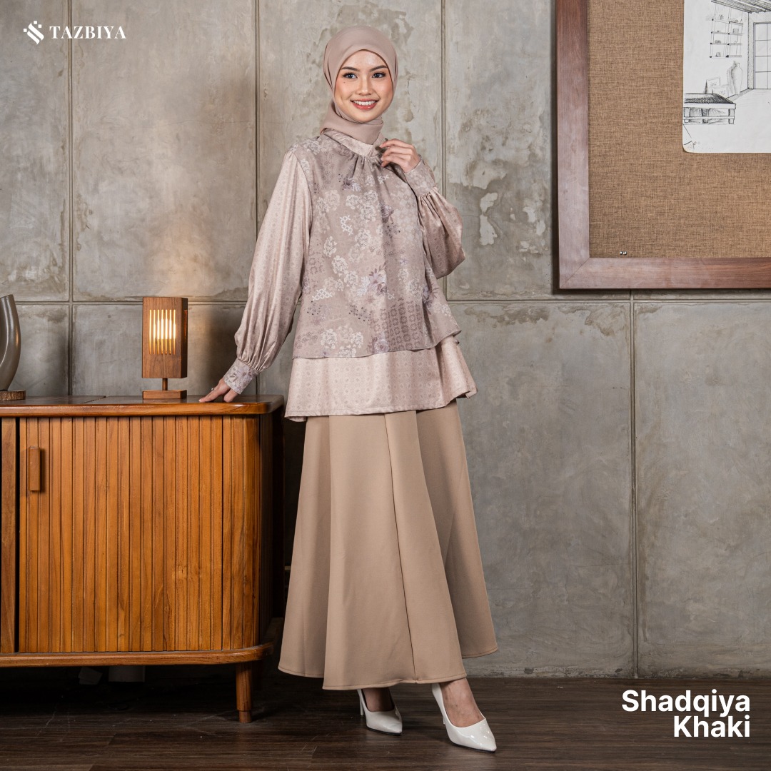 TAZBIYA BLOUSE SHADQIYA SERIES | BLOUSE PREMIUM | ATASAN WANITA