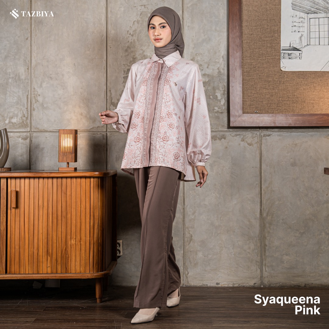TAZBIYA BLOUSE SYAQUEENA SERIES | BLOUSE PREMIUM | ATASAN WANITA