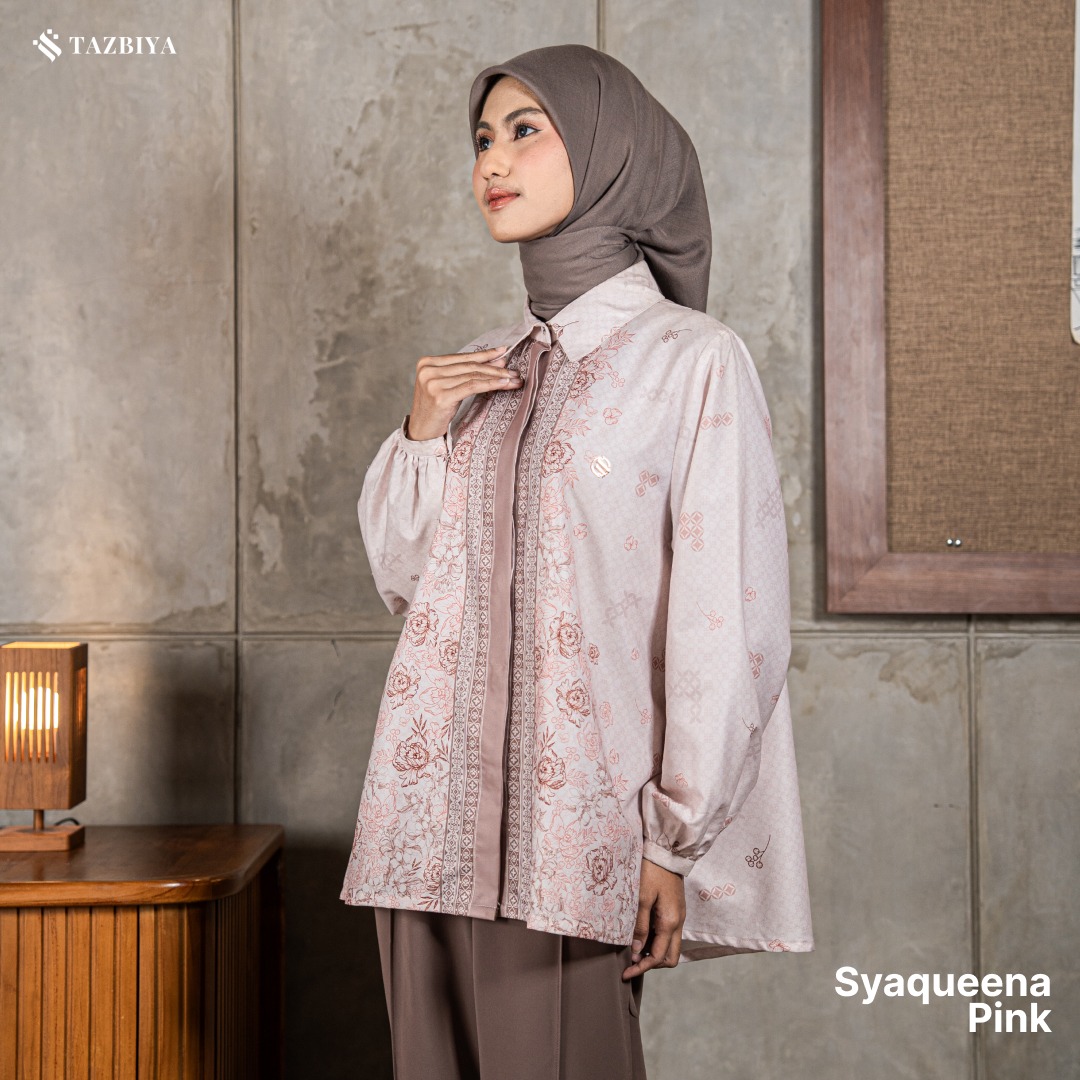TAZBIYA BLOUSE SYAQUEENA SERIES | BLOUSE PREMIUM | ATASAN WANITA