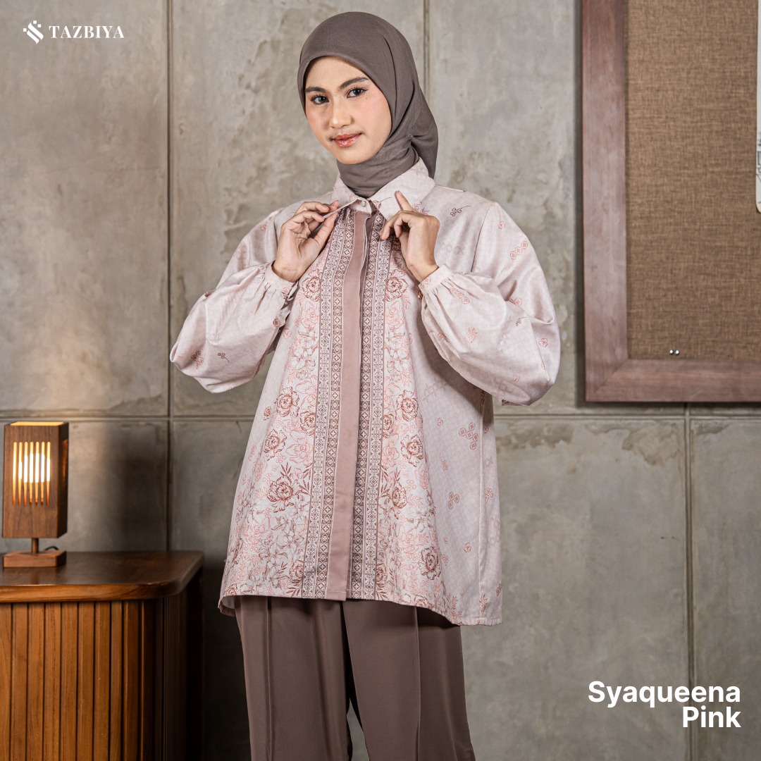 TAZBIYA BLOUSE SYAQUEENA SERIES | BLOUSE PREMIUM | ATASAN WANITA