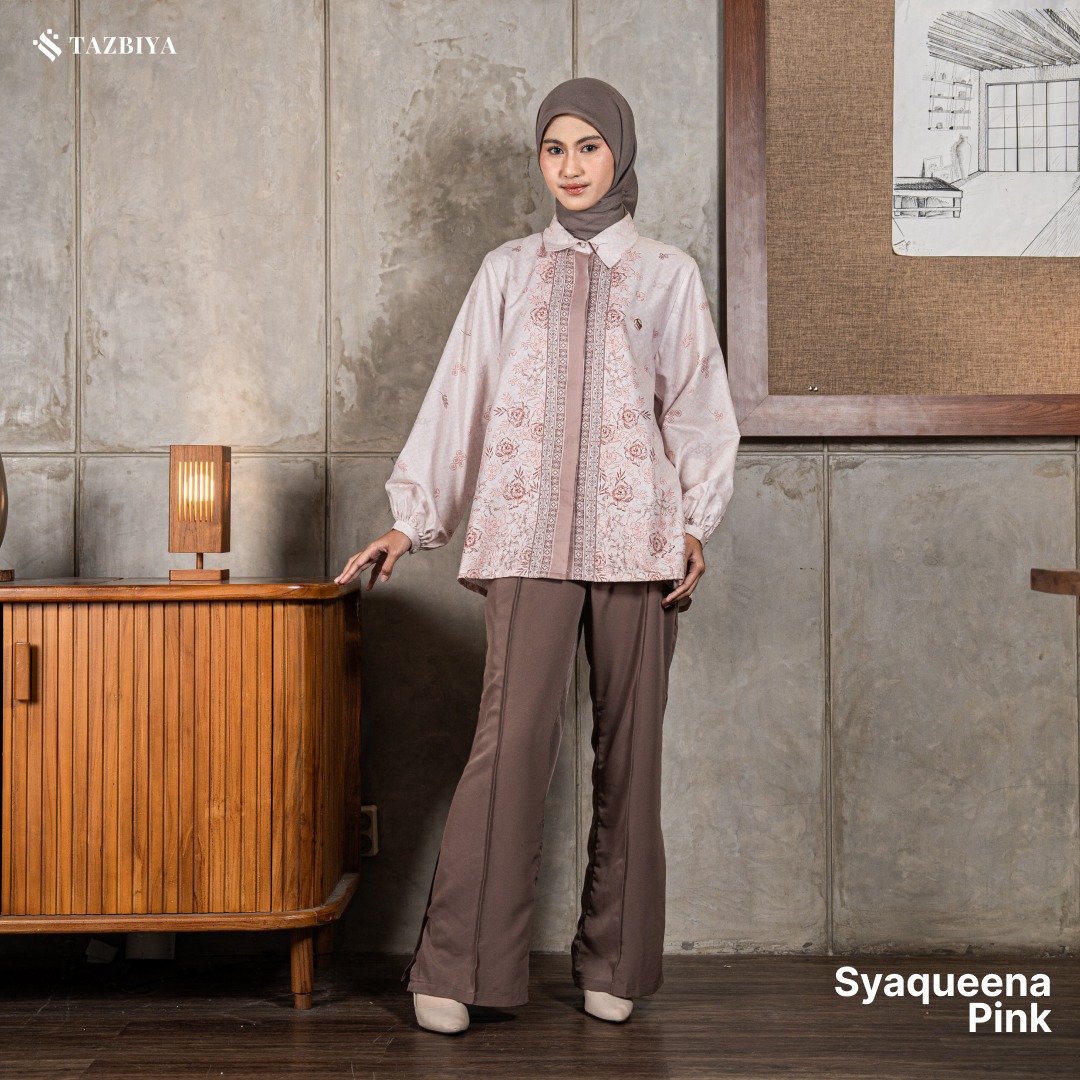 TAZBIYA BLOUSE SYAQUEENA SERIES | BLOUSE PREMIUM | ATASAN WANITA