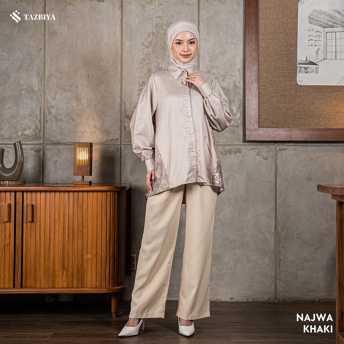 TAZBIYA BLOUSE NAJWA SERIES | BLOUSE PREMIUM | ATASAN WANITA
