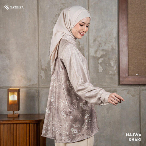 Image of TAZBIYA BLOUSE NAJWA SERIES | BLOUSE PREMIUM | ATASAN WANITA