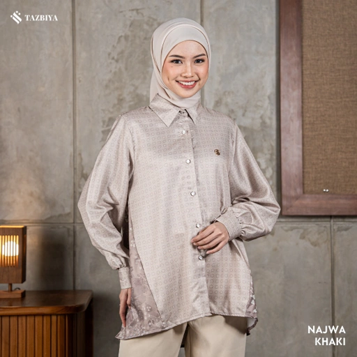 Image of TAZBIYA BLOUSE NAJWA SERIES | BLOUSE PREMIUM | ATASAN WANITA