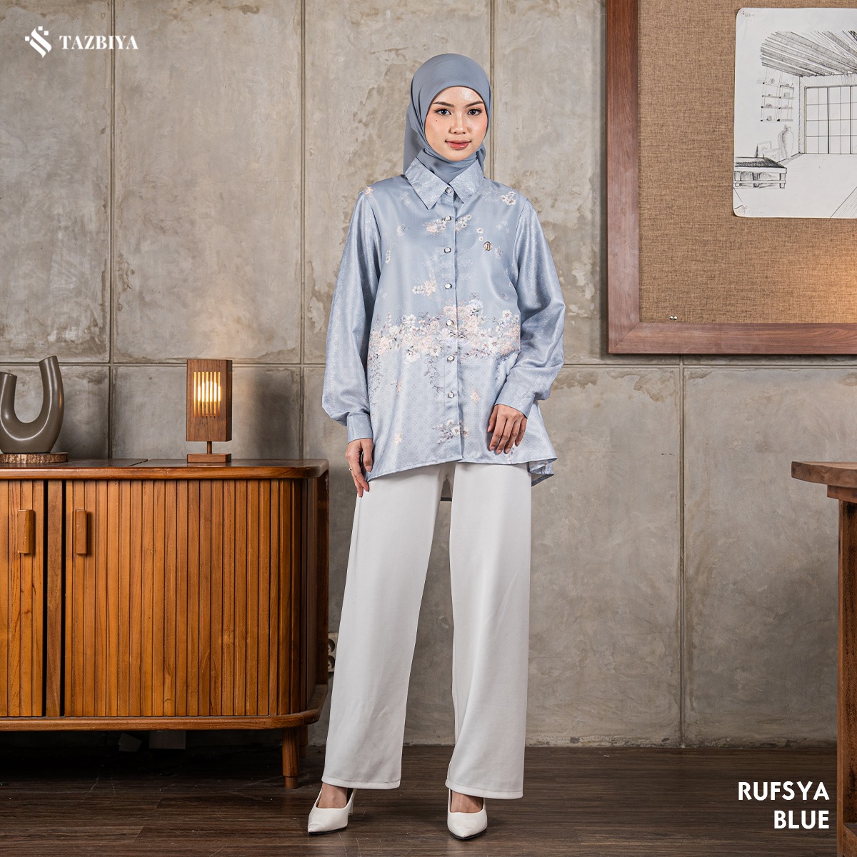 TAZBIYA BLOUSE RUFSYA SERIES | BLOUSE PREMIUM | ATASAN WANITA