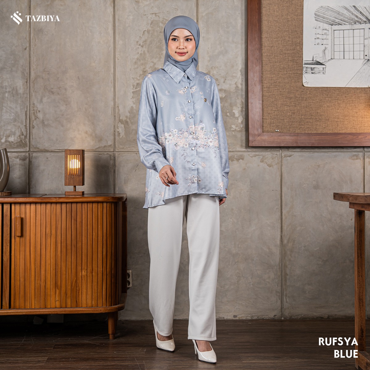 TAZBIYA BLOUSE RUFSYA SERIES | BLOUSE PREMIUM | ATASAN WANITA