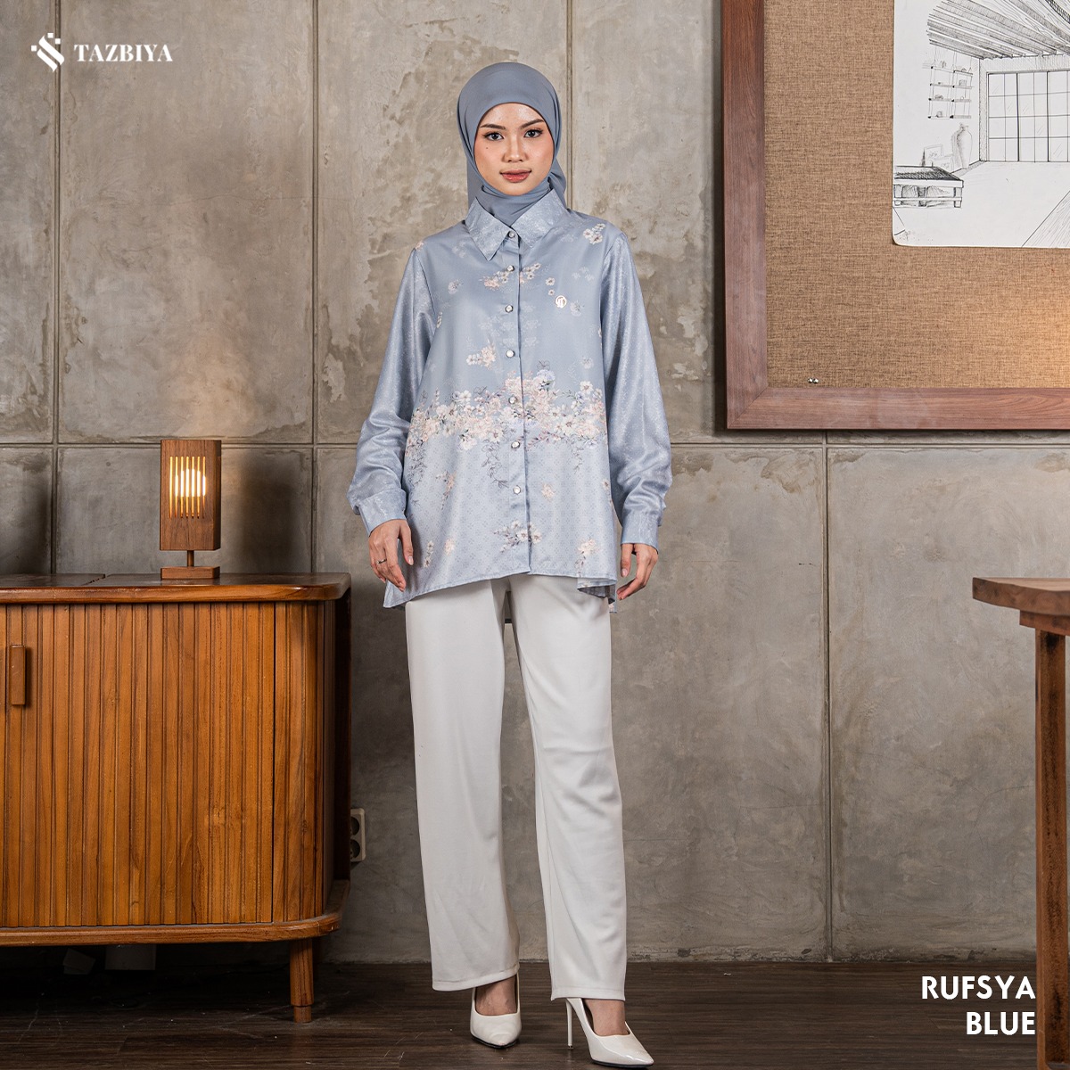 TAZBIYA BLOUSE RUFSYA SERIES | BLOUSE PREMIUM | ATASAN WANITA