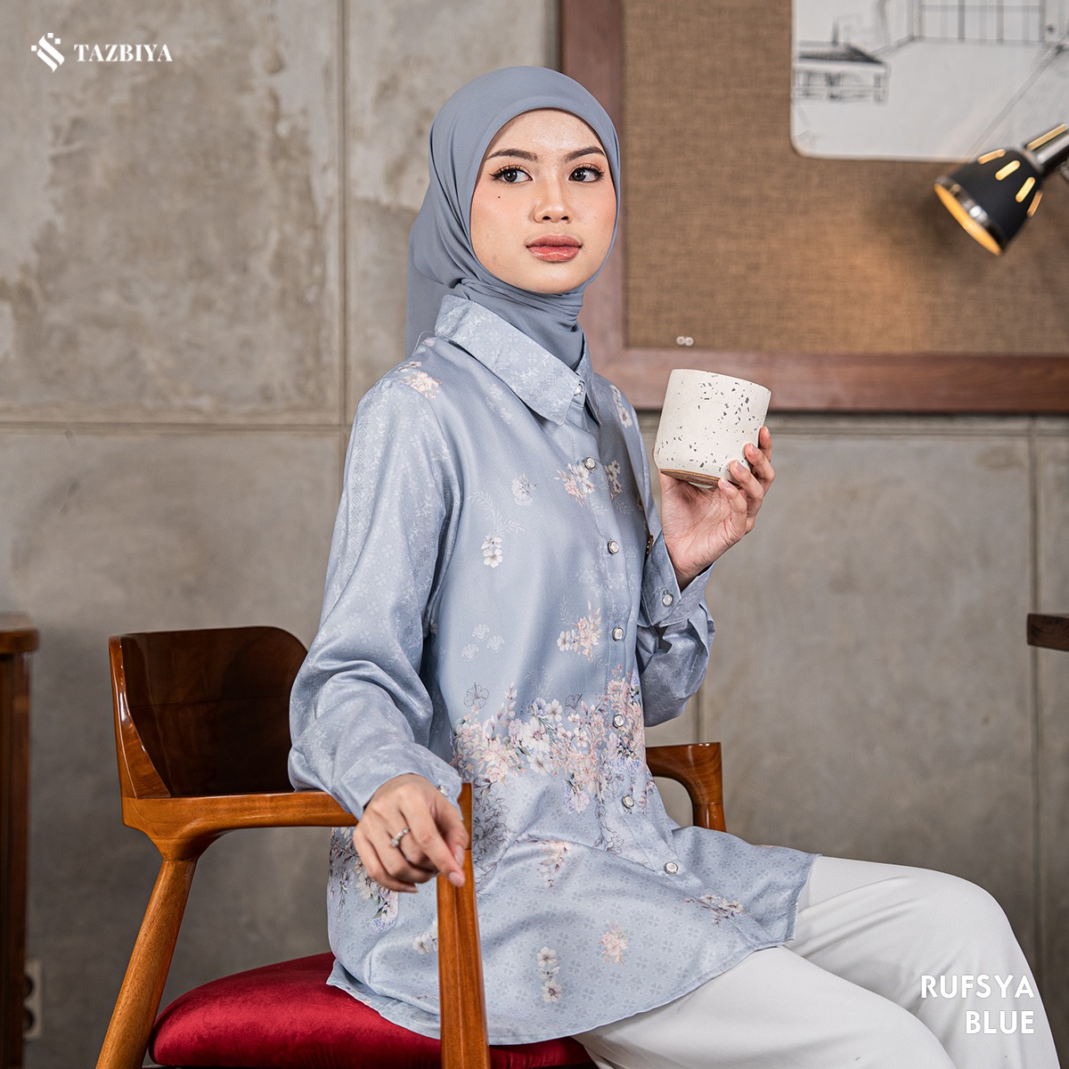 TAZBIYA BLOUSE RUFSYA SERIES | BLOUSE PREMIUM | ATASAN WANITA