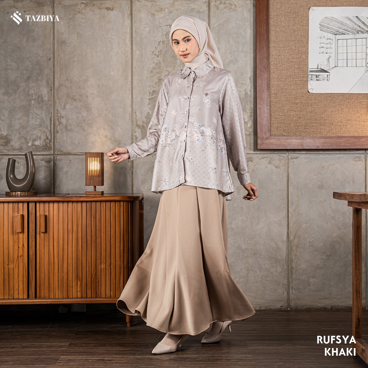 TAZBIYA BLOUSE RUFSYA SERIES | BLOUSE PREMIUM | ATASAN WANITA