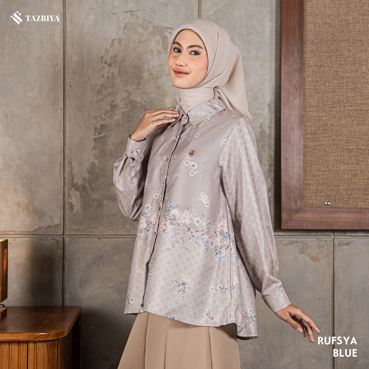 TAZBIYA BLOUSE RUFSYA SERIES | BLOUSE PREMIUM | ATASAN WANITA