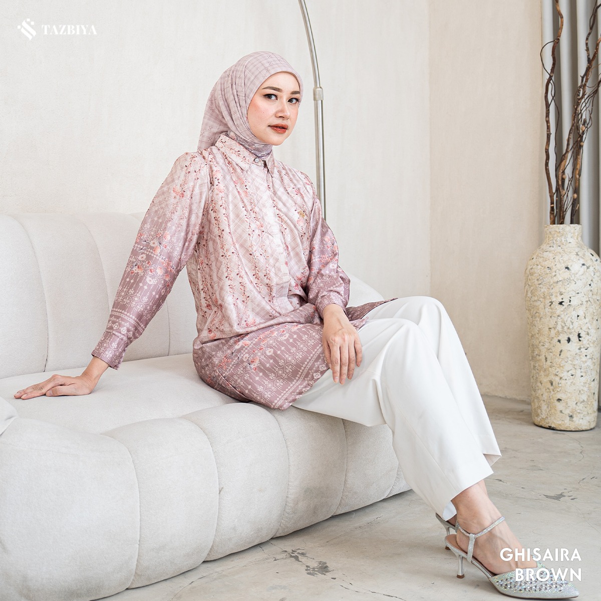TAZBIYA TUNIK GISHAIRA SERIES | BLOUSE PREMIUM | ATASAN WANITA