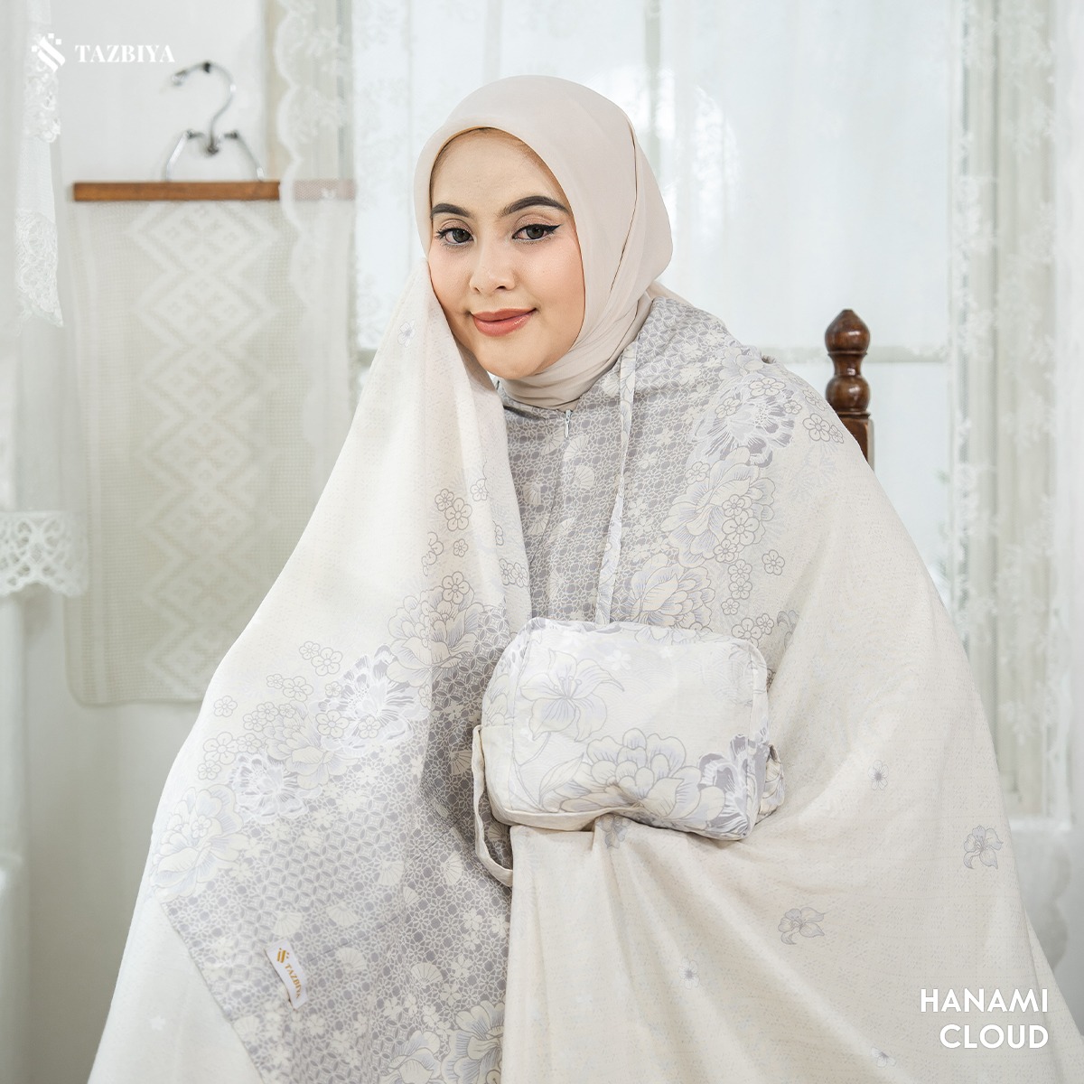 TAZBIYA MUKENA HANAMI SERIES | MUKENA RAYON SAJADAH PREMIUM 2IN1 DEWASA