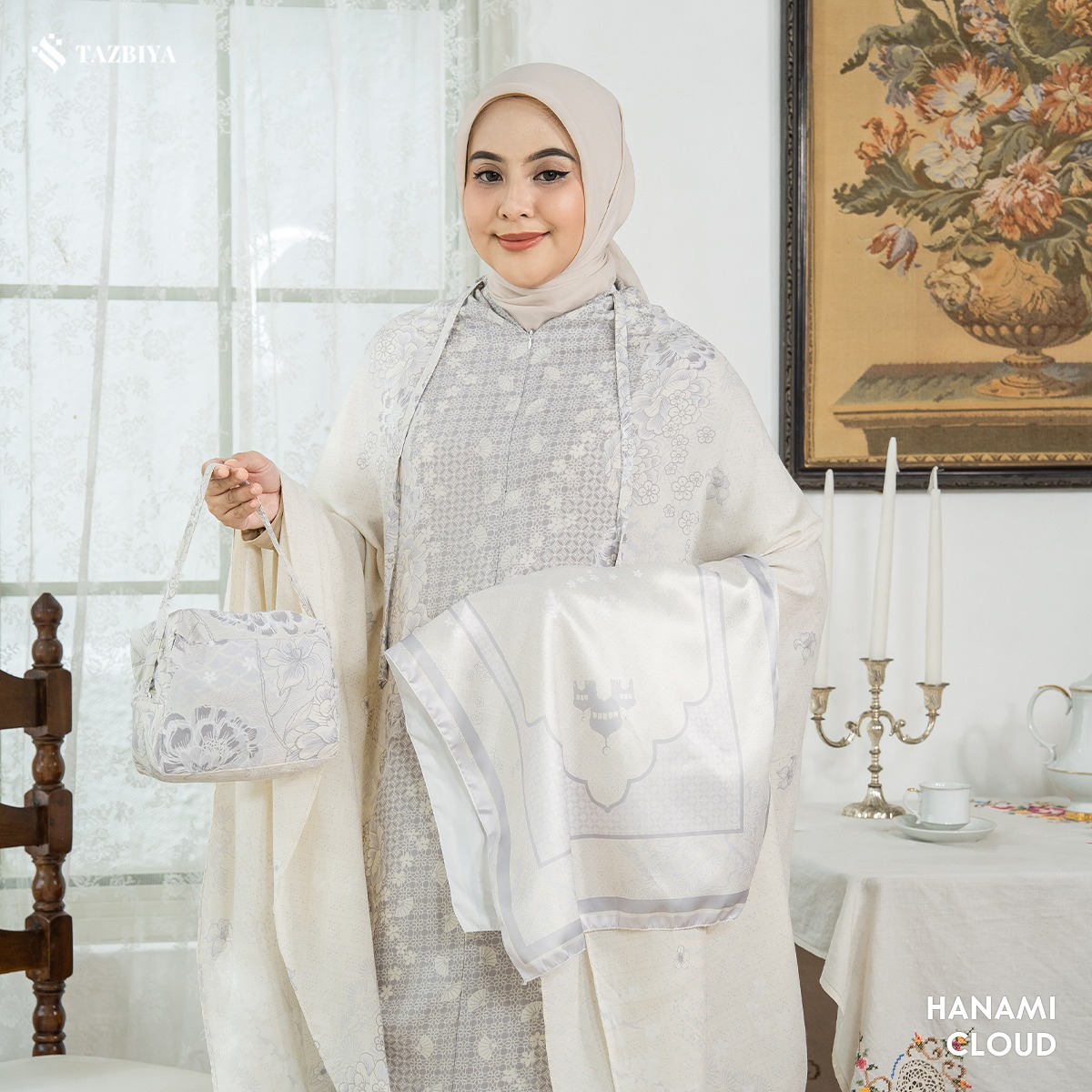 TAZBIYA MUKENA HANAMI SERIES | MUKENA RAYON SAJADAH PREMIUM 2IN1 DEWASA