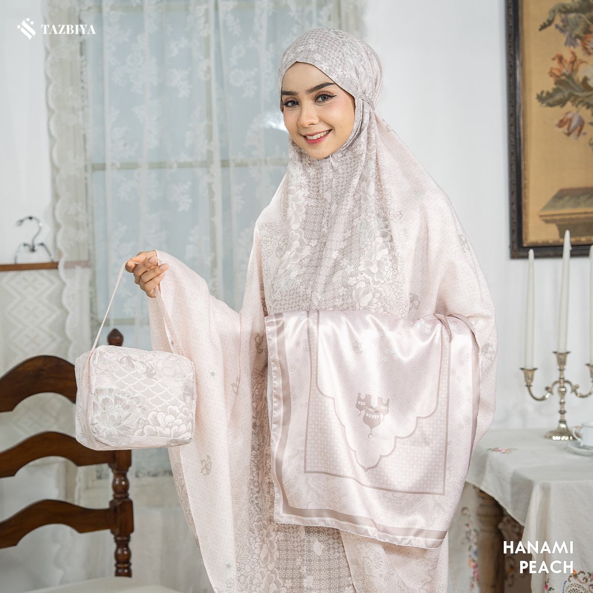TAZBIYA MUKENA HANAMI SERIES | MUKENA RAYON SAJADAH PREMIUM 2IN1 DEWASA