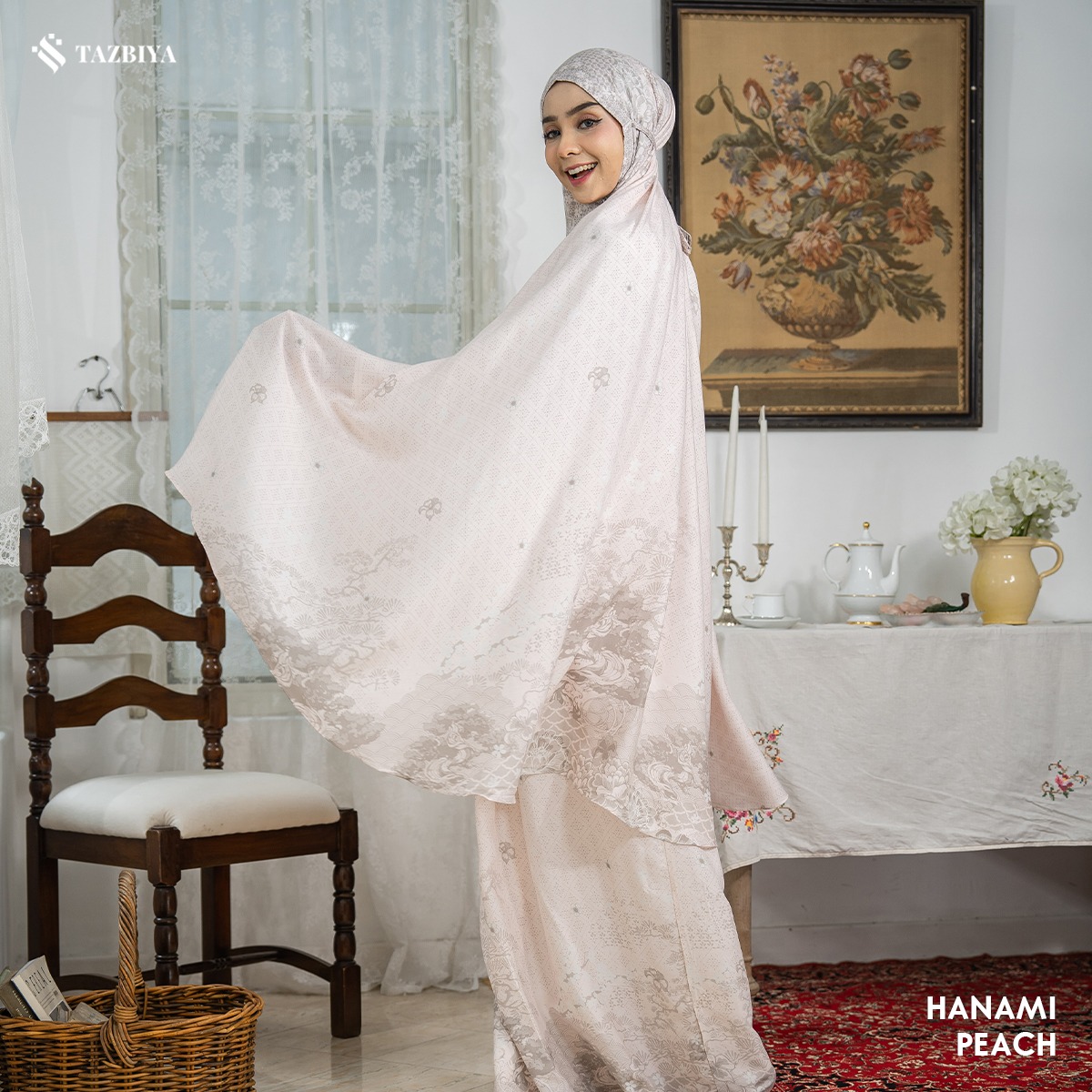 TAZBIYA MUKENA HANAMI SERIES | MUKENA RAYON SAJADAH PREMIUM 2IN1 DEWASA