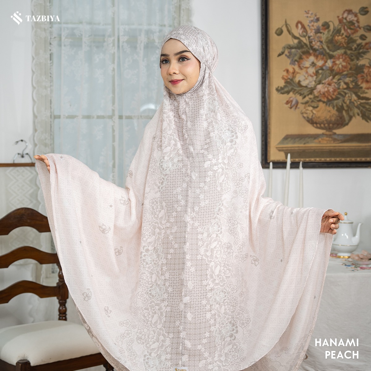 TAZBIYA MUKENA HANAMI SERIES | MUKENA RAYON SAJADAH PREMIUM 2IN1 DEWASA