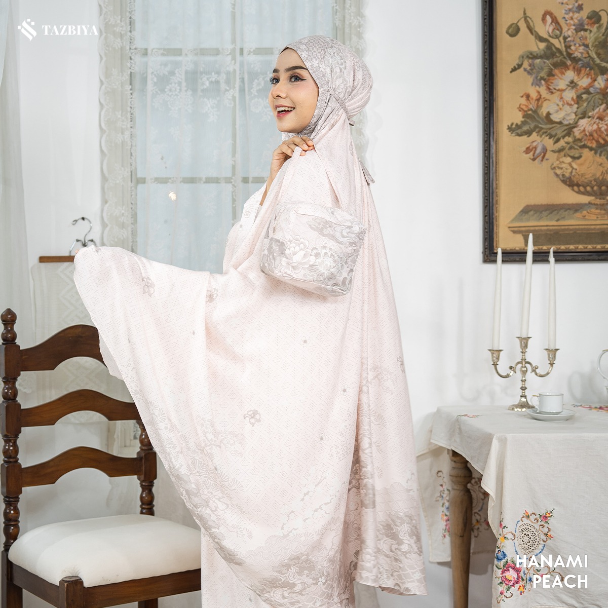 TAZBIYA MUKENA HANAMI SERIES | MUKENA RAYON SAJADAH PREMIUM 2IN1 DEWASA