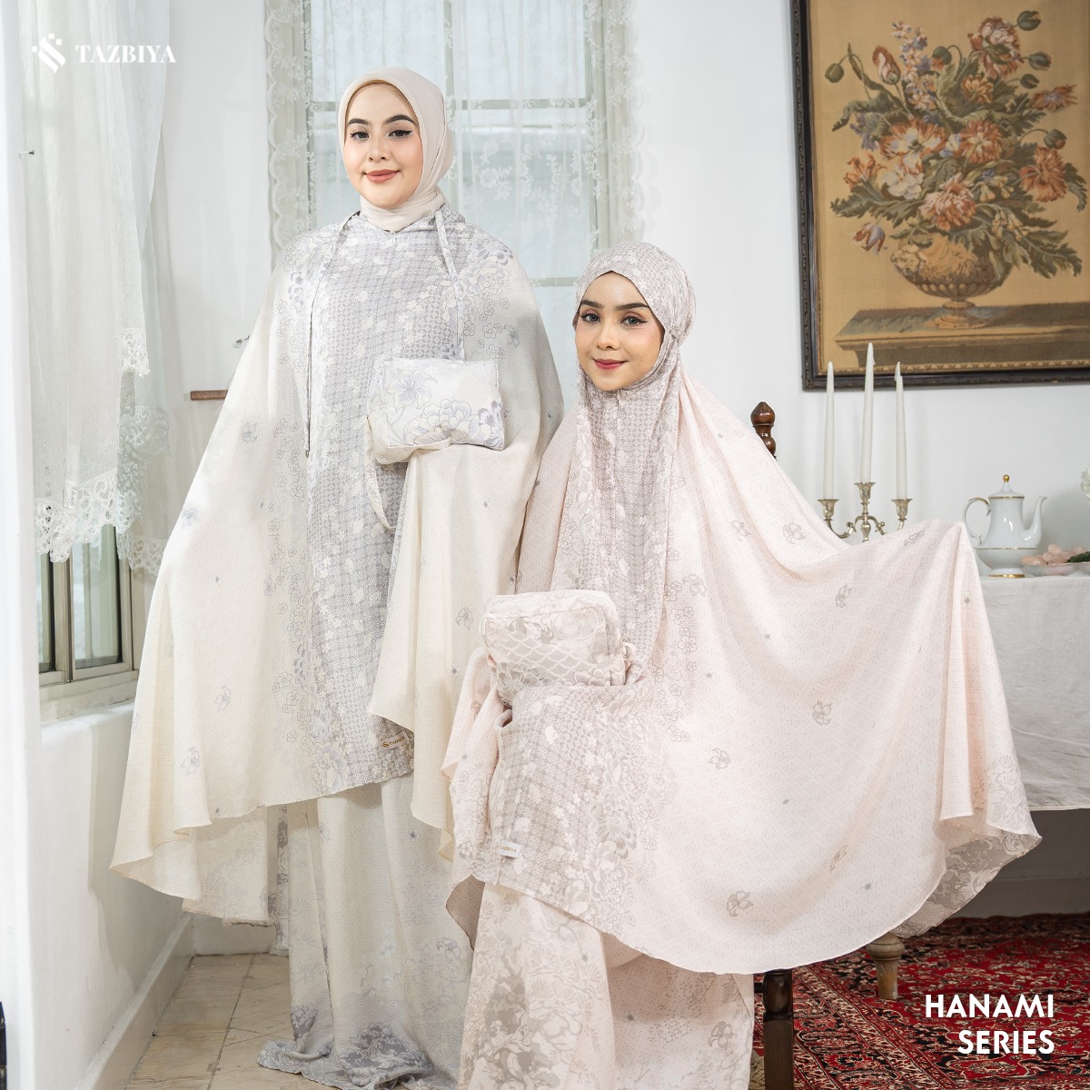TAZBIYA MUKENA HANAMI SERIES | MUKENA RAYON SAJADAH PREMIUM 2IN1 DEWASA