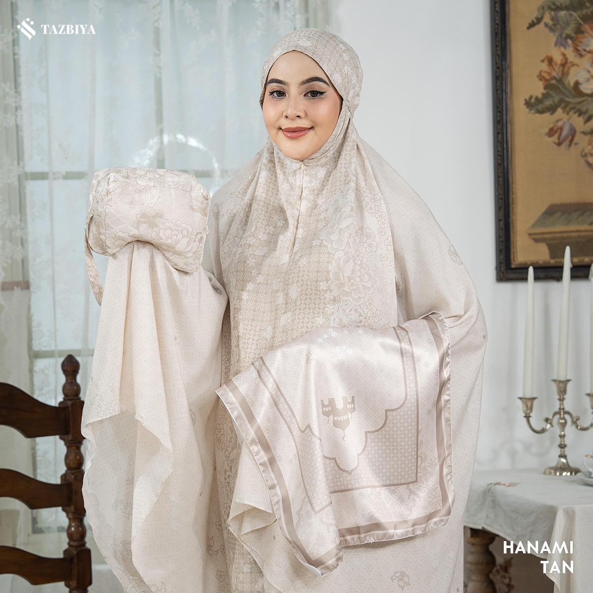 TAZBIYA MUKENA HANAMI SERIES | MUKENA RAYON SAJADAH PREMIUM 2IN1 DEWASA