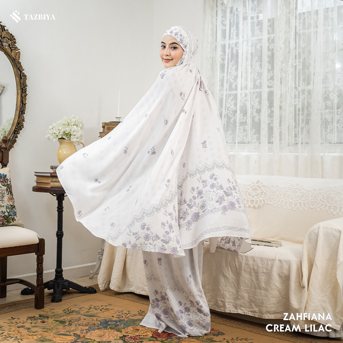 TAZBIYA MUKENA ZAHFIANA SERIES | MUKENA RAYON SAJADAH PREMIUM 2IN1 DEWASA