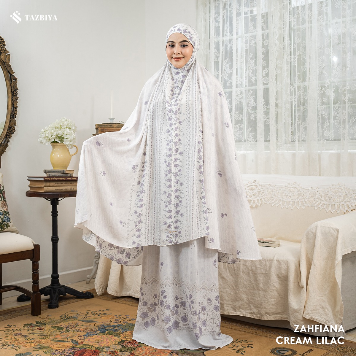 TAZBIYA MUKENA ZAHFIANA SERIES | MUKENA RAYON SAJADAH PREMIUM 2IN1 DEWASA