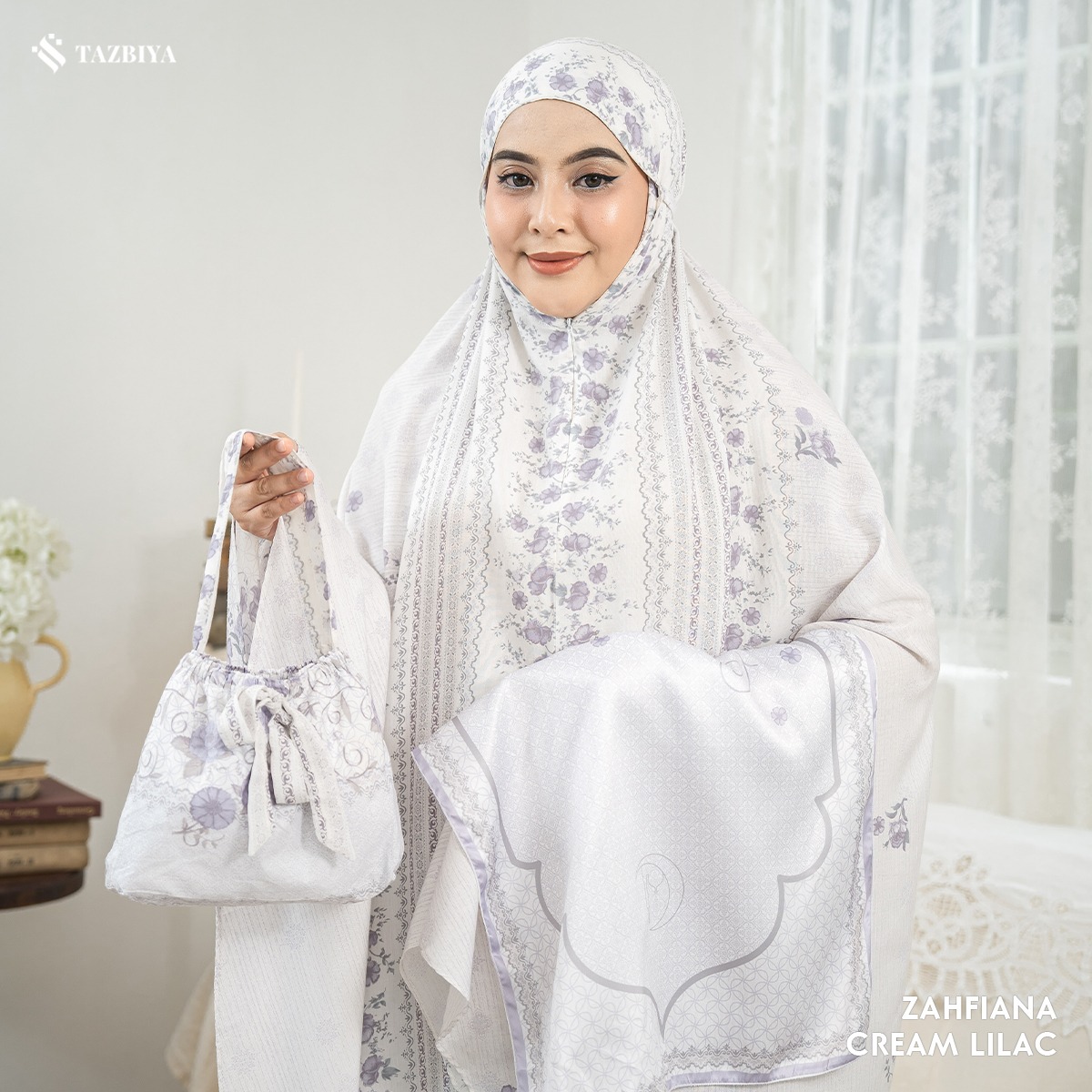 TAZBIYA MUKENA ZAHFIANA SERIES | MUKENA RAYON SAJADAH PREMIUM 2IN1 DEWASA