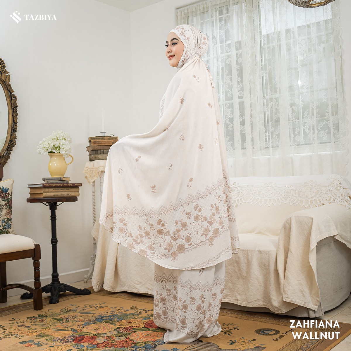 TAZBIYA MUKENA ZAHFIANA SERIES | MUKENA RAYON SAJADAH PREMIUM 2IN1 DEWASA