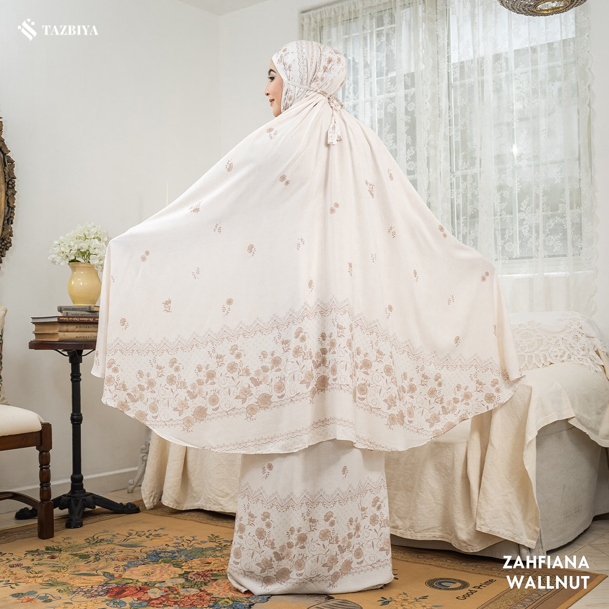 TAZBIYA MUKENA ZAHFIANA SERIES | MUKENA RAYON SAJADAH PREMIUM 2IN1 DEWASA