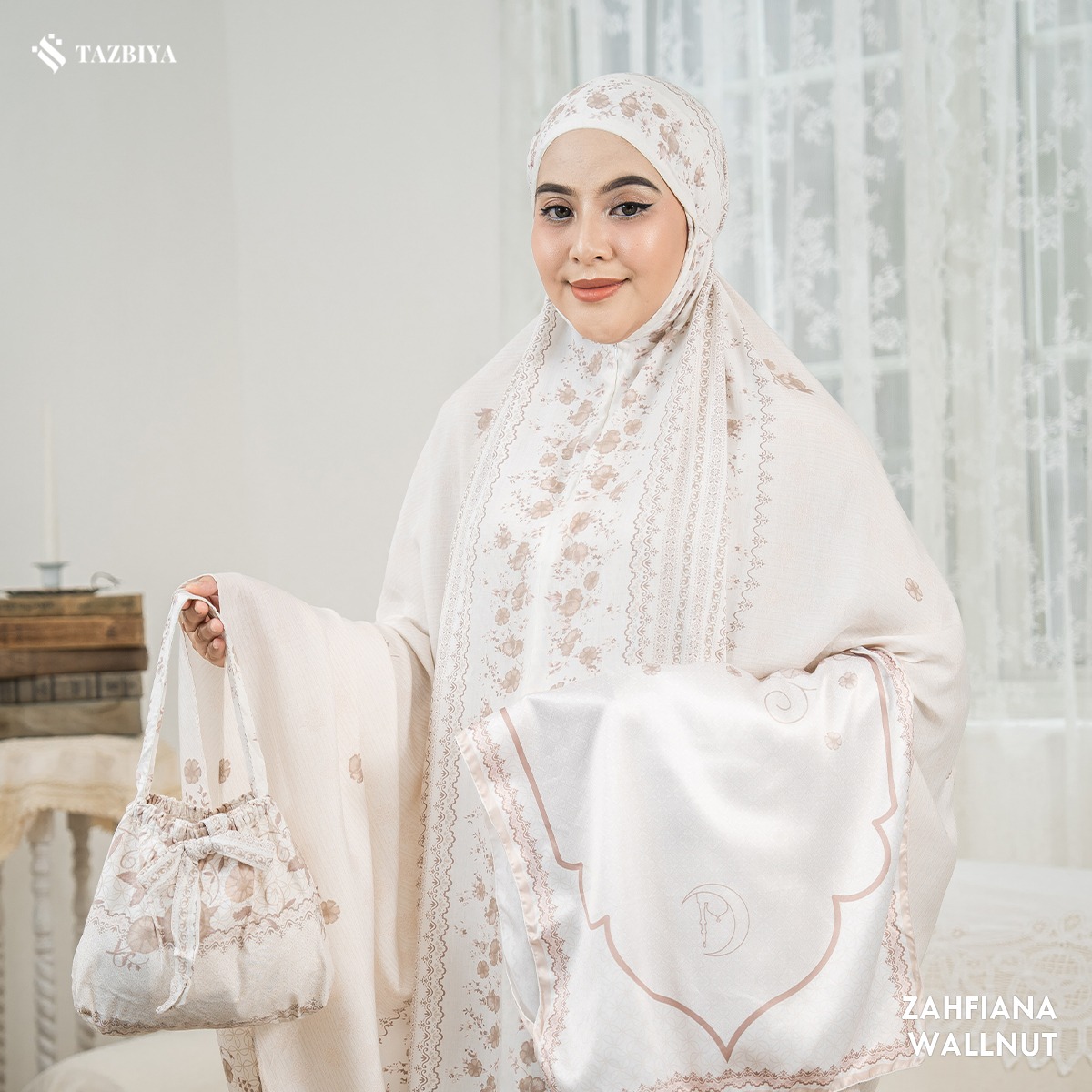 TAZBIYA MUKENA ZAHFIANA SERIES | MUKENA RAYON SAJADAH PREMIUM 2IN1 DEWASA