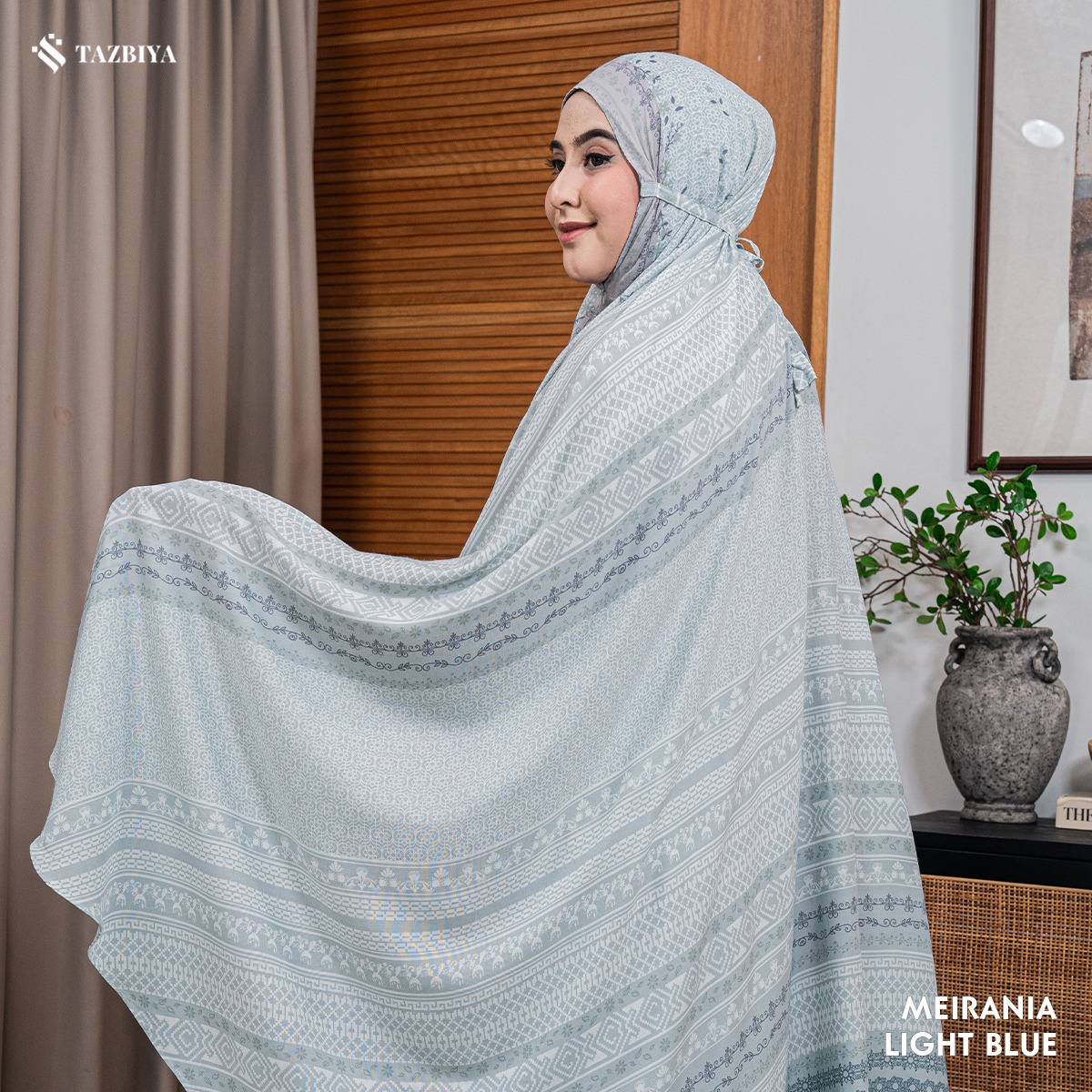 MUKENA TAZBIYA X KEMISO SAJADAH RAYON MEIRANIA SERIES ALLSIZE
