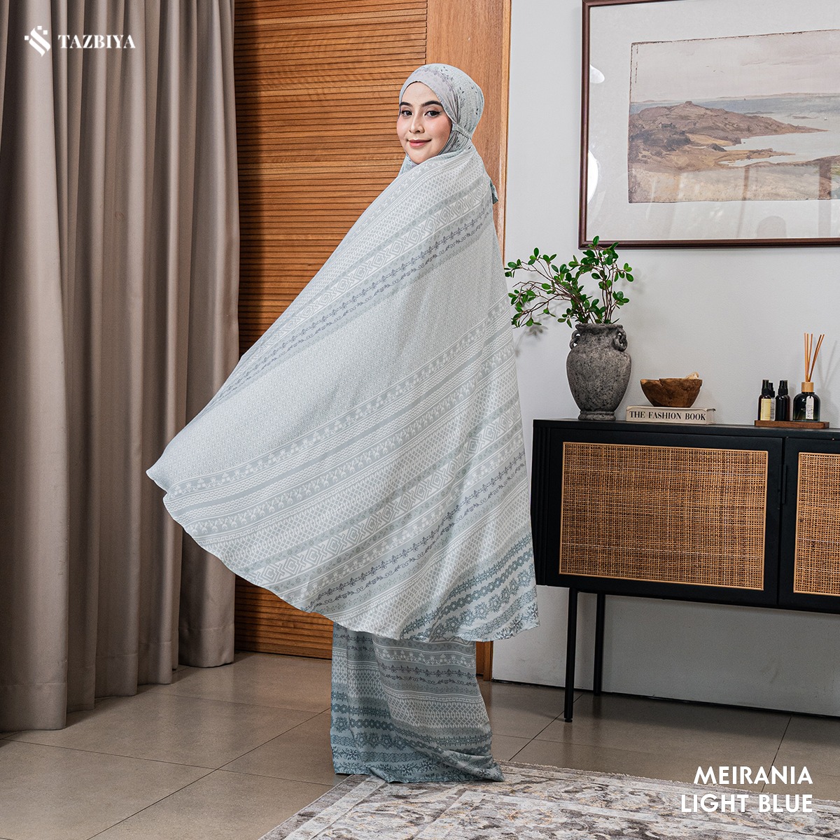 MUKENA TAZBIYA X KEMISO SAJADAH RAYON MEIRANIA SERIES ALLSIZE