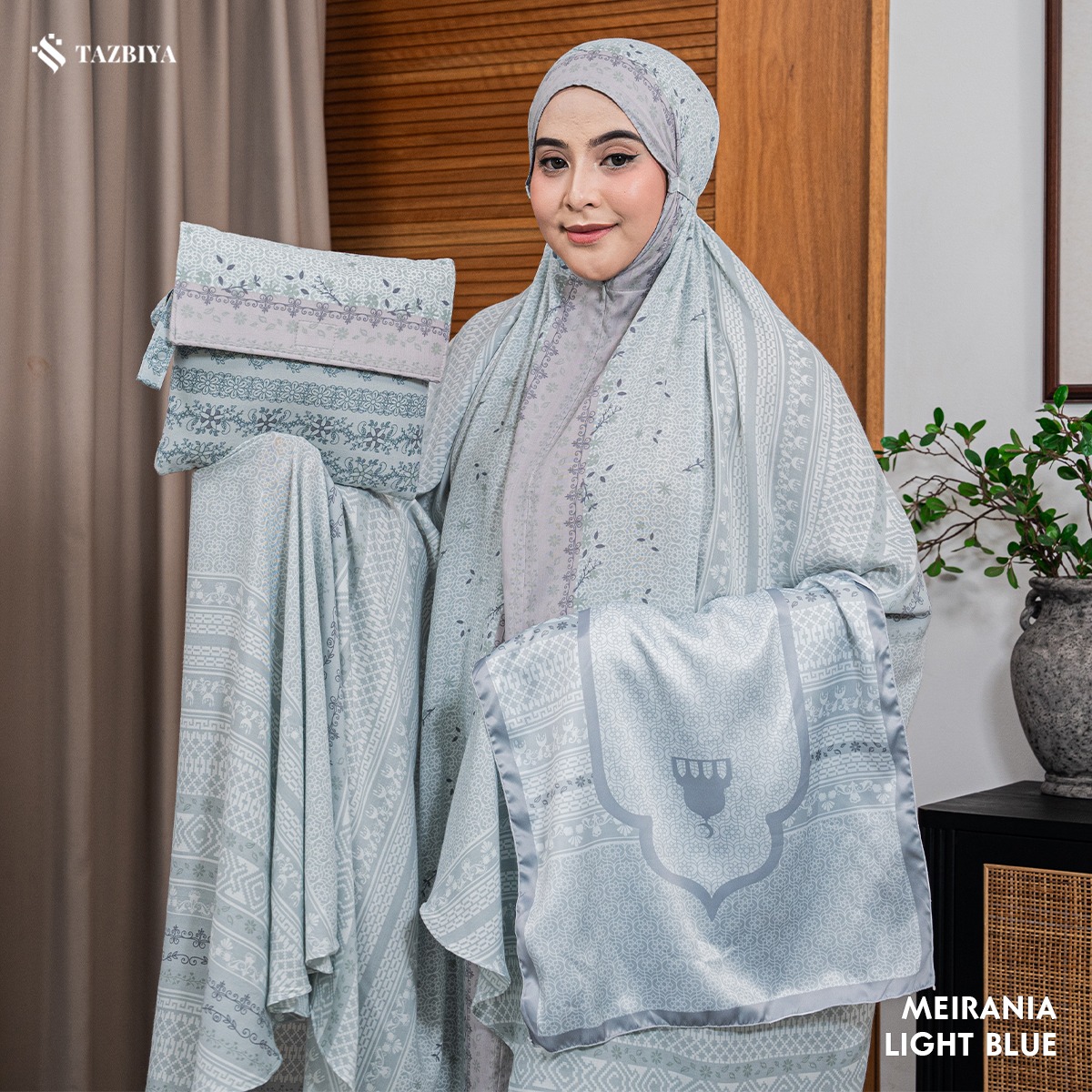 MUKENA TAZBIYA X KEMISO SAJADAH RAYON MEIRANIA SERIES ALLSIZE
