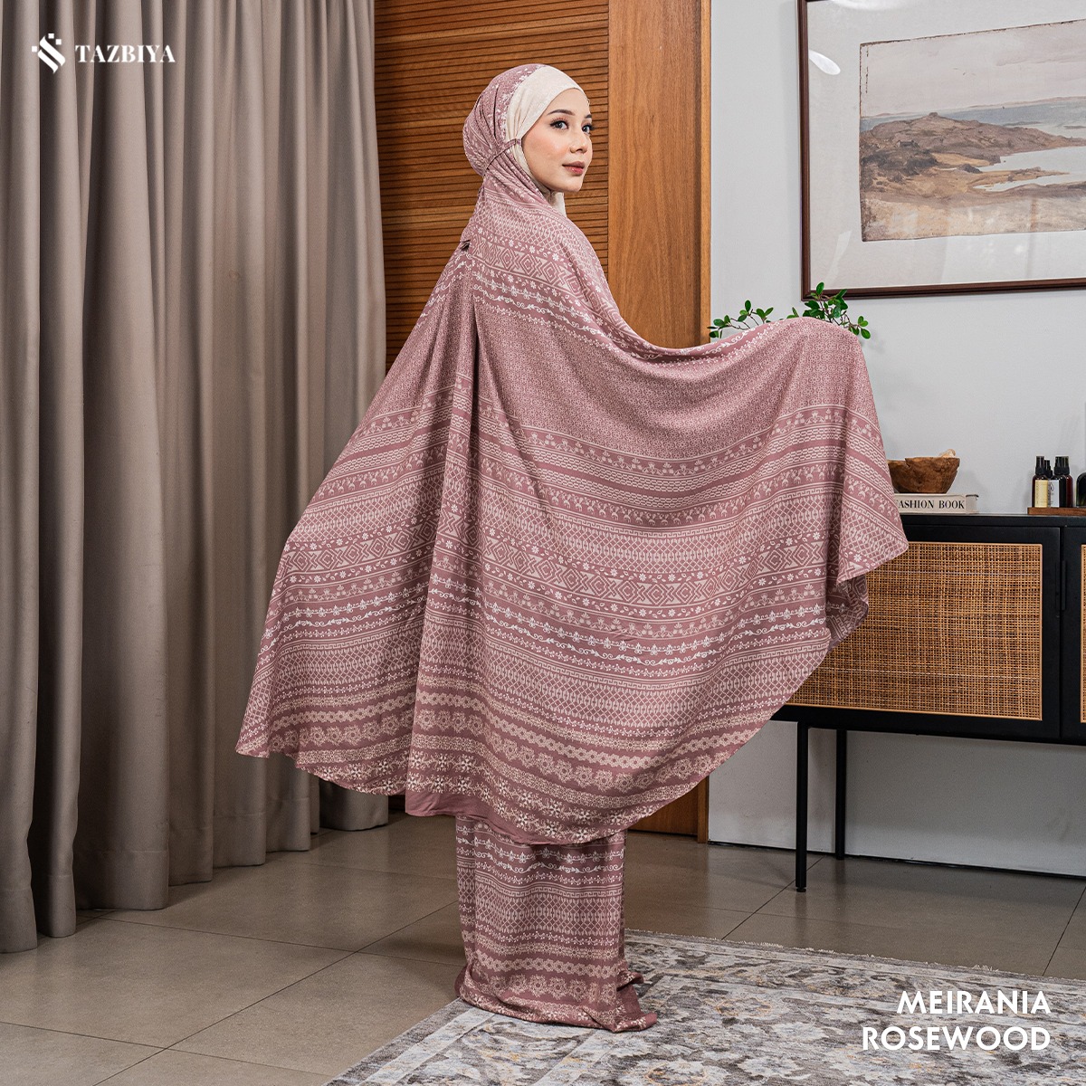 MUKENA TAZBIYA X KEMISO SAJADAH RAYON MEIRANIA SERIES ALLSIZE