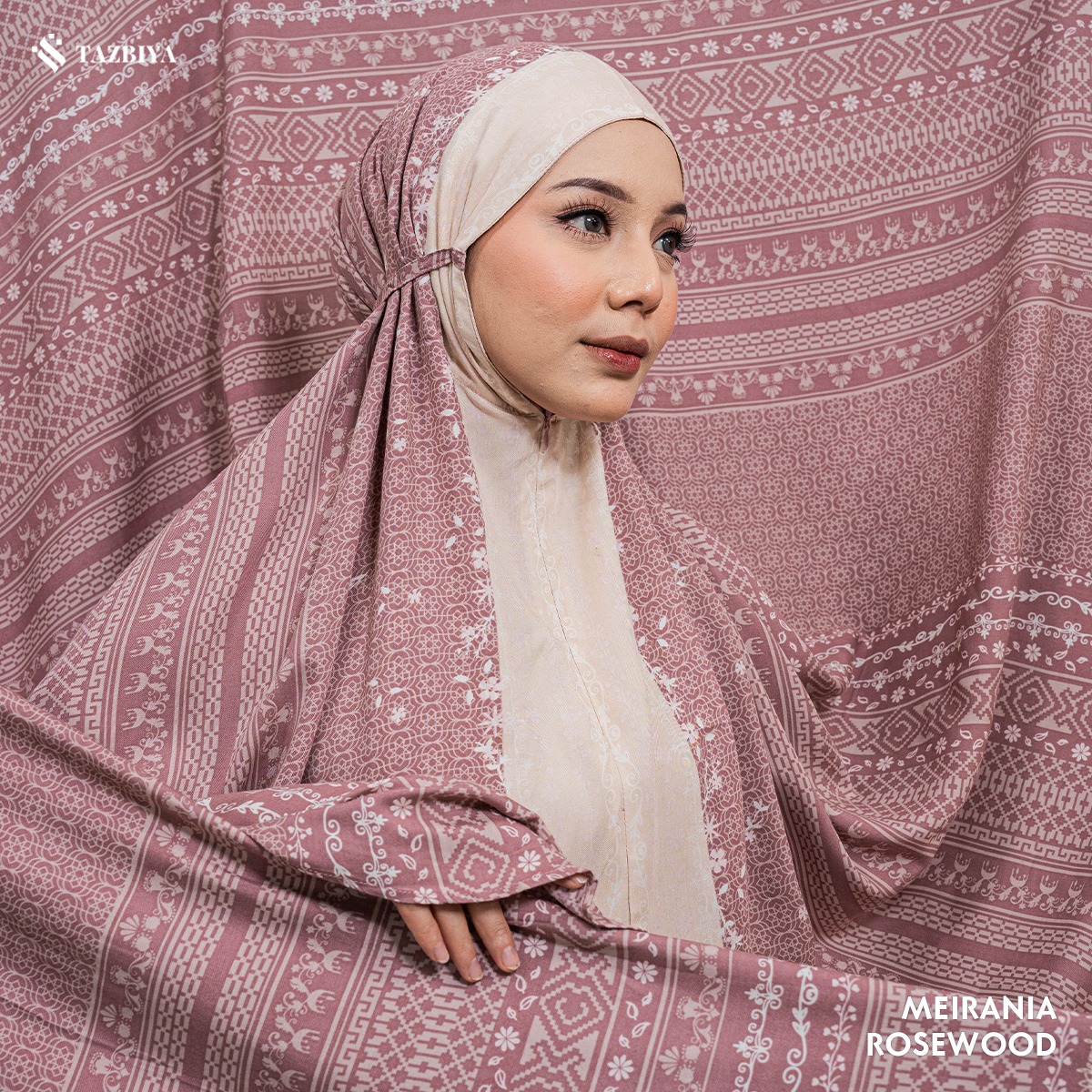 MUKENA TAZBIYA X KEMISO SAJADAH RAYON MEIRANIA SERIES ALLSIZE